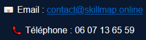 Coordonnées SkillMap